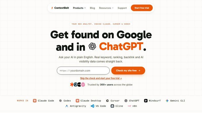 ContextBolt SEO application interface and features