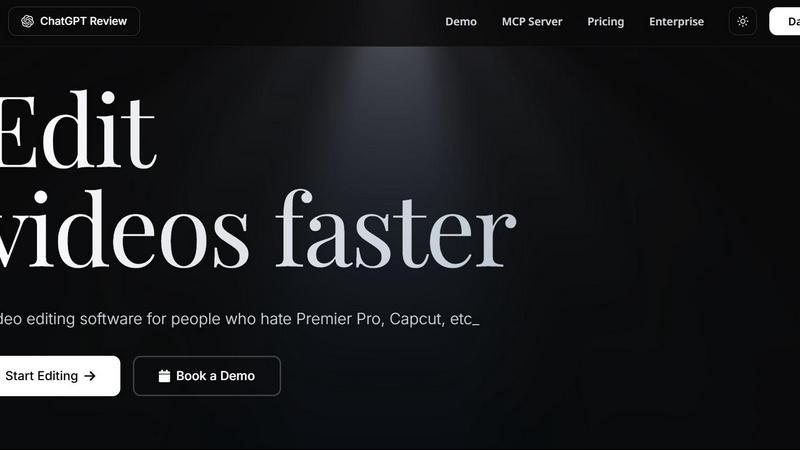 Editly AI application interface and features