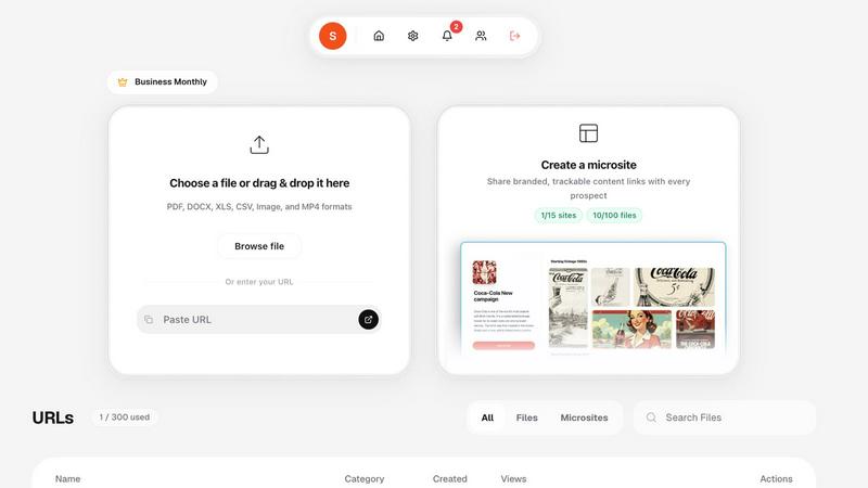 SendNow application interface and features