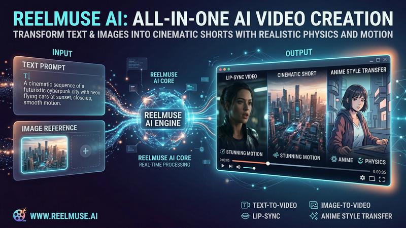 ReelMuse application interface and features